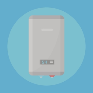 tankless water heater illustration