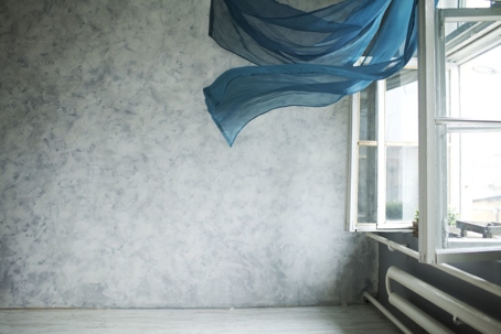 breeze blowing in through open window