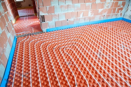 radiant floor heating system