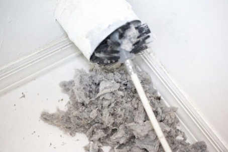 Lint in dryer vent