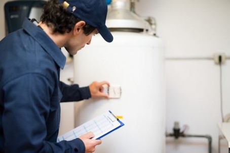 water heater repair technician