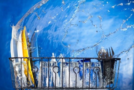 dishes in dishwasher