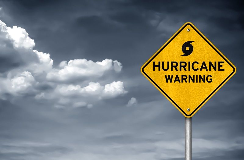 hurricane warning